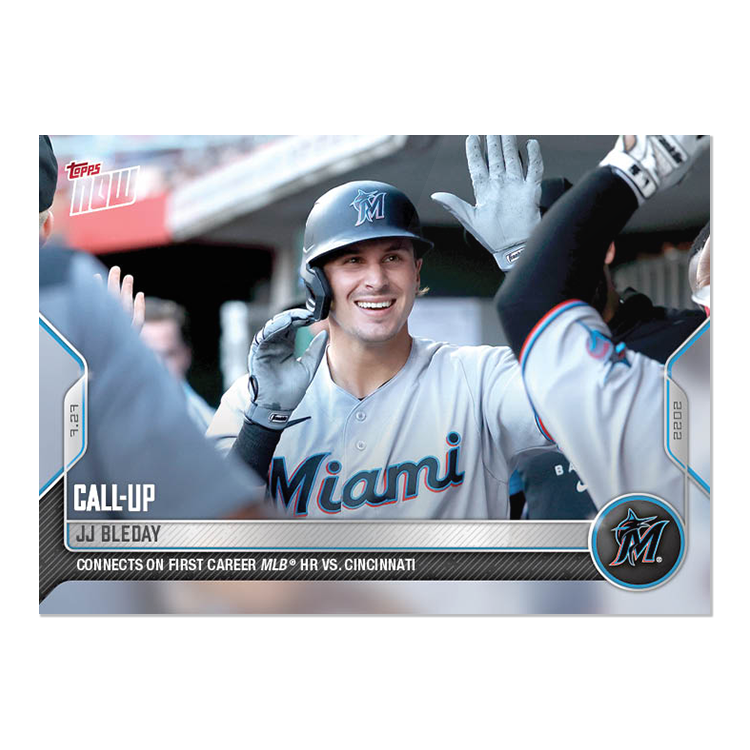 JJ Bleday - 2022 MLB Topps NOW® Card 603 - PR: 618