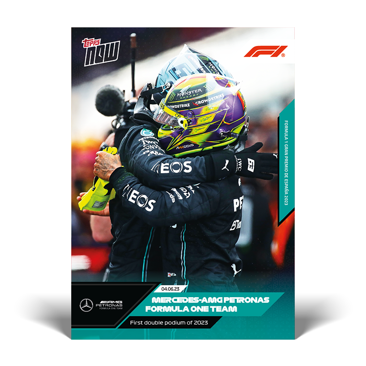 First double podium of 2023 - F1 Topps NOW® Card #20 - PR: 740