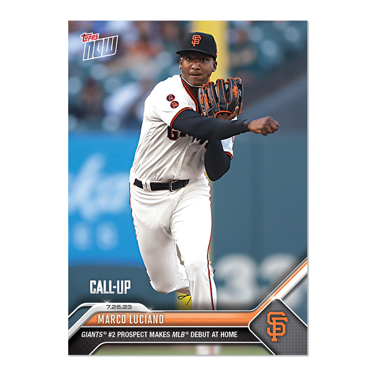 Marco Luciano - 2023 MLB Topps NOW® Card 624 - PR: 1863