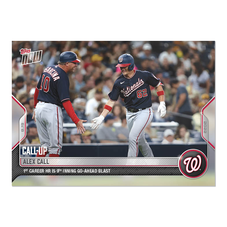 Alex Call - 2022 MLB Topps NOW® Card 744 - PR: 471