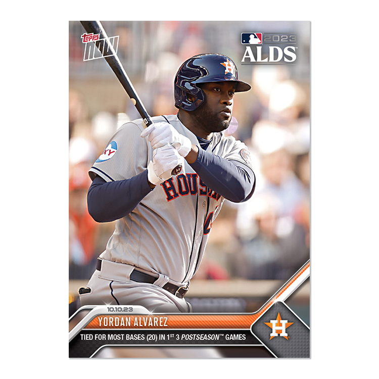 Yordan Alvarez - 2023 MLB Topps NOW® Card 988 - PR: 766
