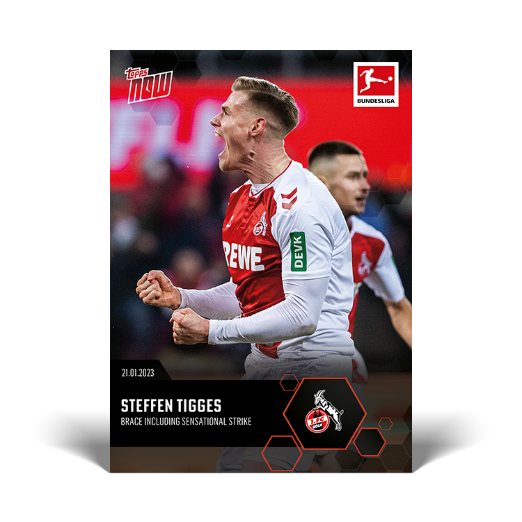 Brace including sensational strike - Bundesliga Topps NOW® Card #103 - PR: 89