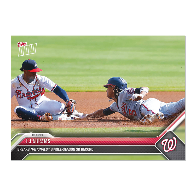 CJ Abrams - 2023 MLB Topps NOW® Card 953 - PR: 589