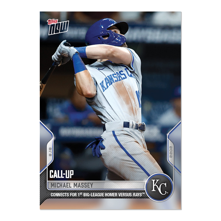 Michael Massey - 2022 MLB Topps NOW® Card 736 - PR: 855