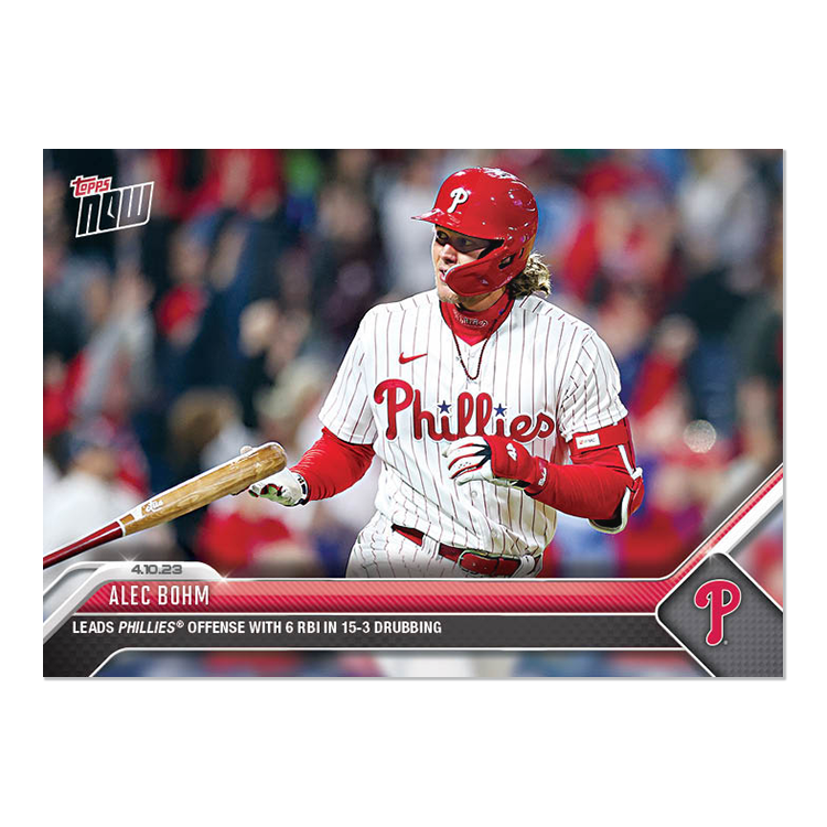 Alec Bohm - 2023 MLB Topps NOW® Card 89 - PR: 402