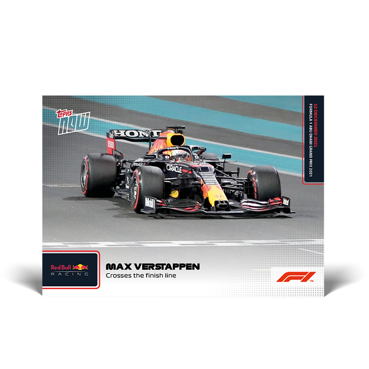 Crosses the finish line - F1 Topps NOW® Card #82 - PR: 4905