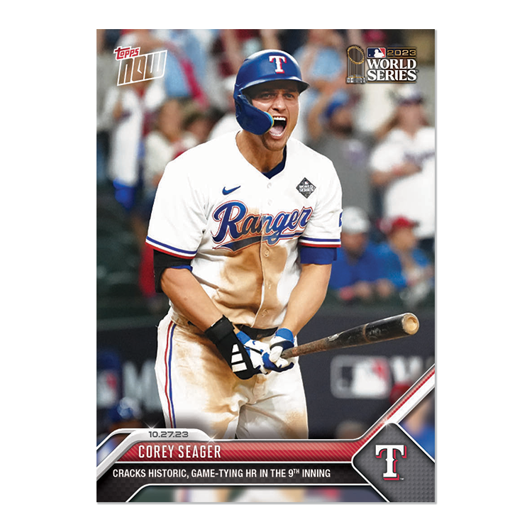 Corey Seager - 2023 MLB Topps NOW® Card 1051 - PR: 1374