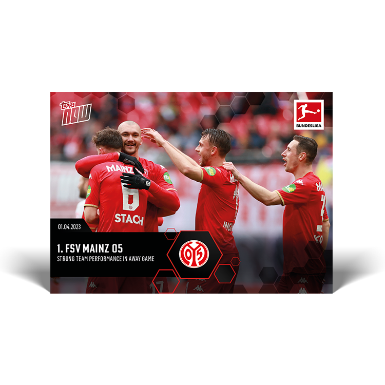 Strong team performance win away game - Bundesliga Topps NOW® Card #169 - PR: 71