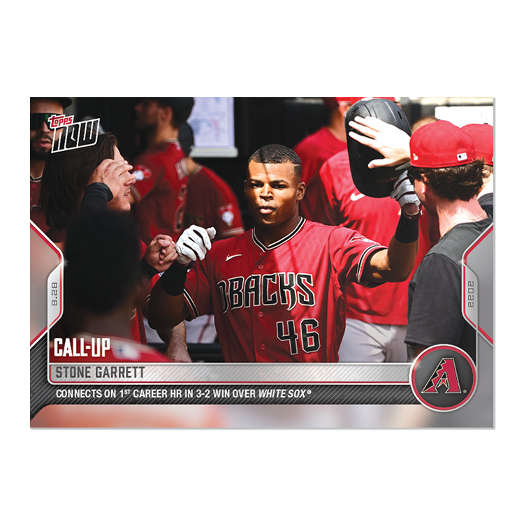 Stone Garrett - 2022 MLB Topps NOW® Card 794 - PR: 352