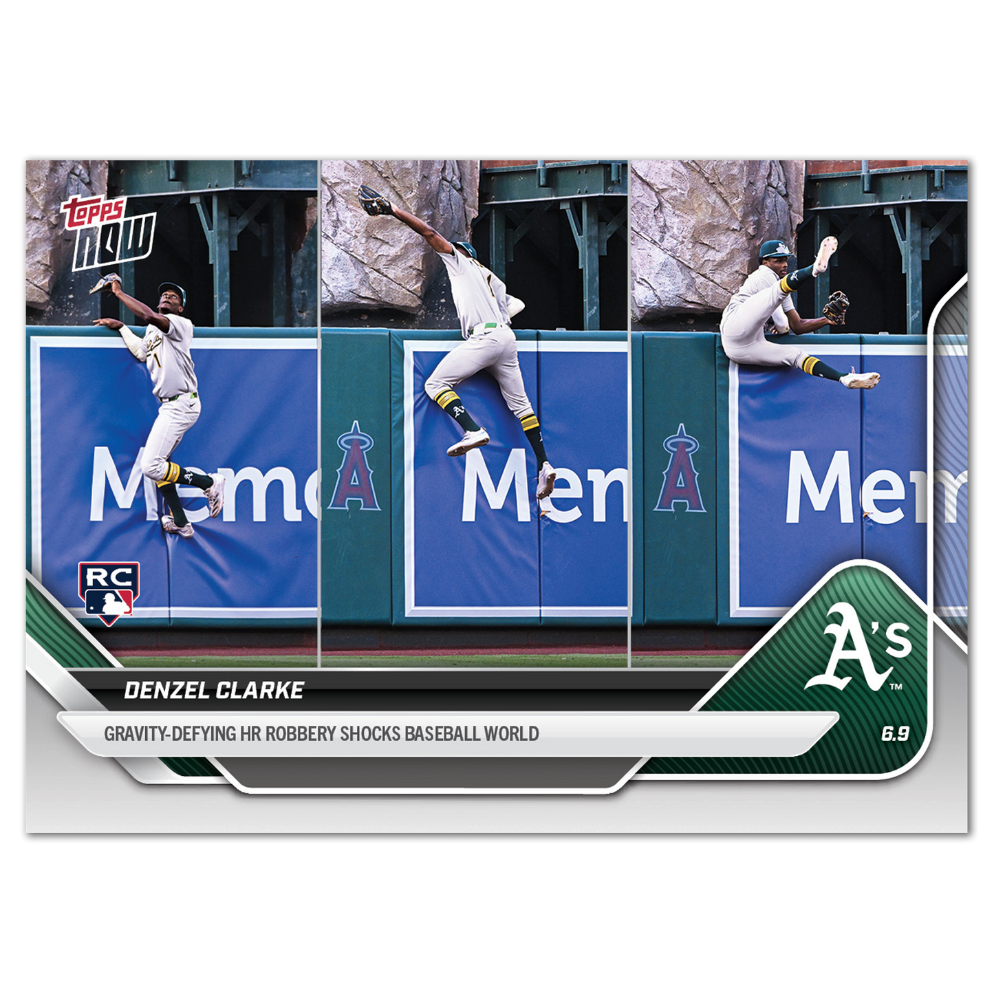 Denzel Clarke - 2025 MLB Topps NOW® - Card 283