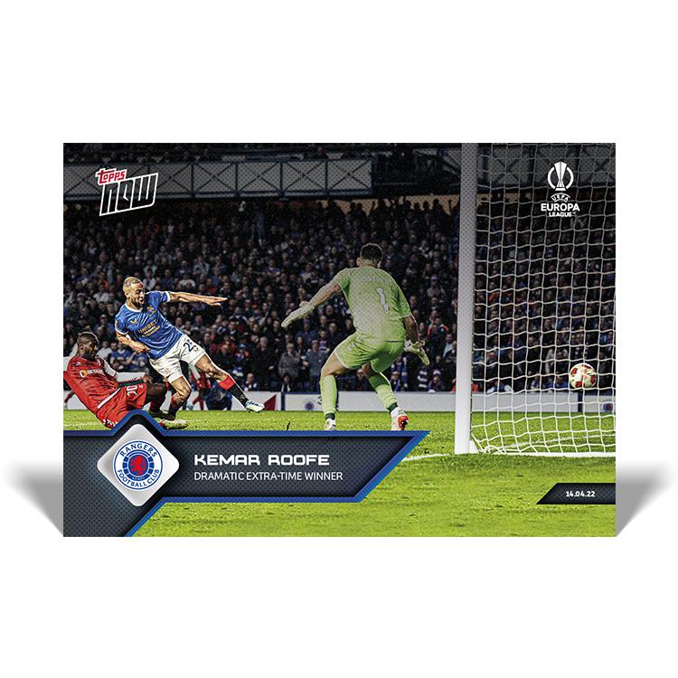 Dramatic extra-time winner - EL Topps NOW® Card #39 - PR: 128