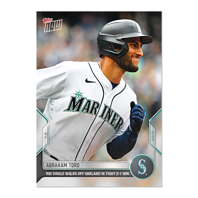 Abraham Toro - 2022 MLB Topps NOW® Card 458 - PR: 254