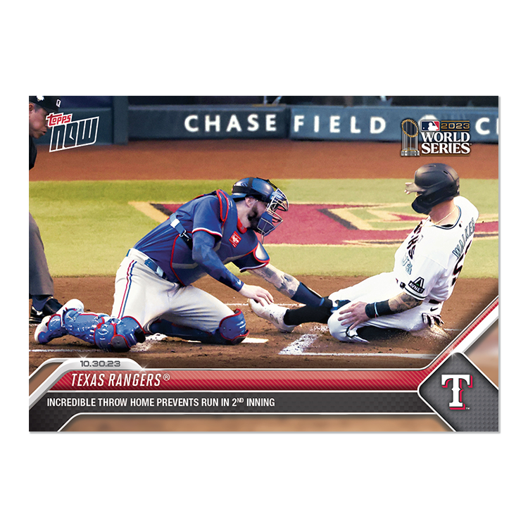 Texas Rangers - 2023 MLB Topps NOW® Card 1061 - PR: 583