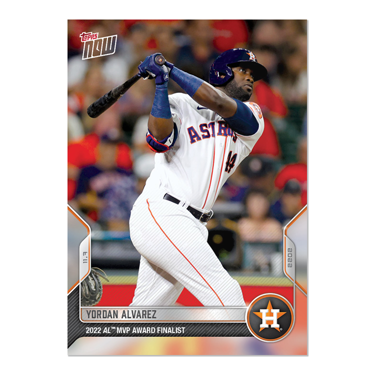 Yordan Alvarez - 2022 MLB Topps NOW® Card OS16 - PR: 467