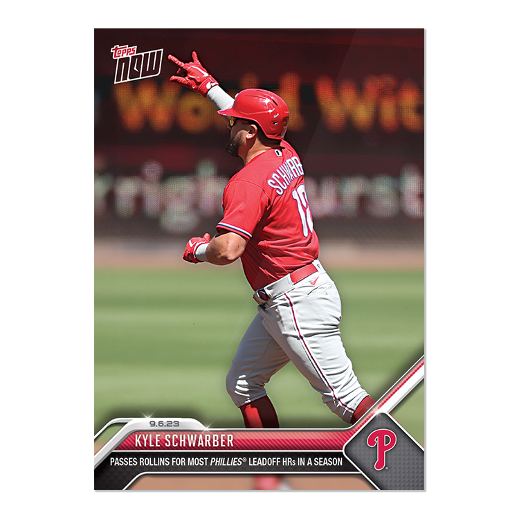 Kyle Schwarber - 2023 MLB Topps NOW® Card 825 - PR: 613