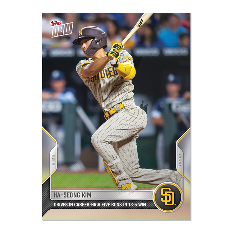 Ha-Seong Kim - 2022 MLB Topps NOW® Card 784 - PR: 377