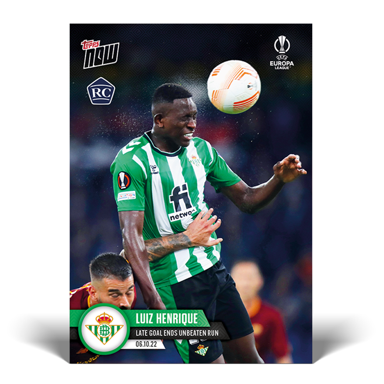 Late goal ends unbeaten run - EL Topps NOW® Card #14 - PR: 304