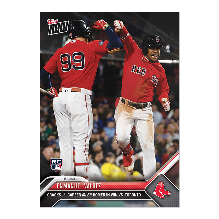 Enmanuel Valdez - 2023 MLB Topps NOW® Card 218 - PR: 622