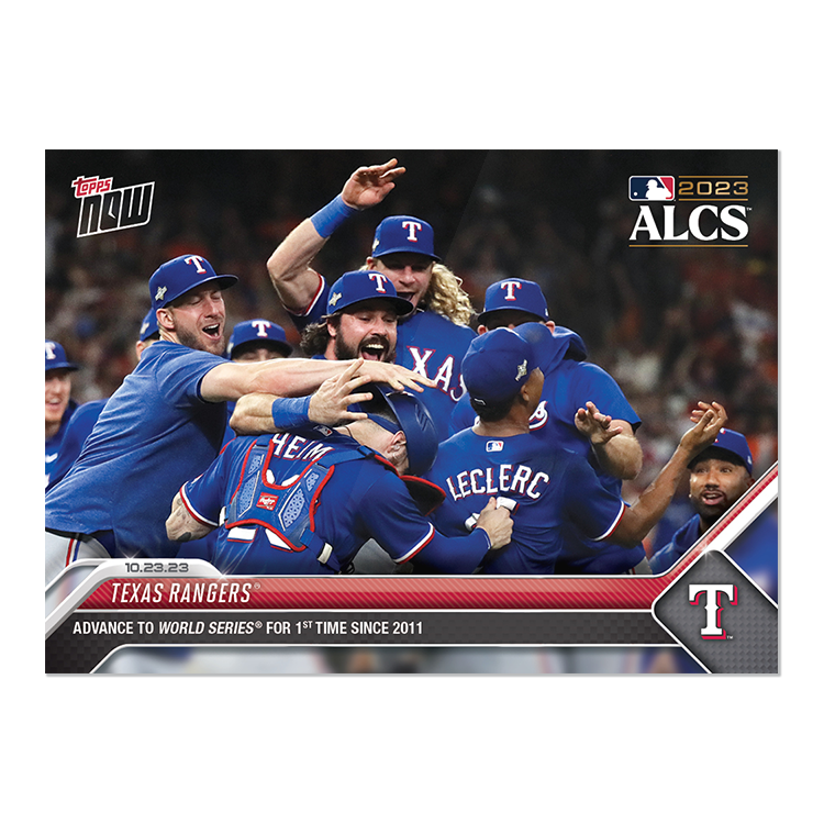Texas Rangers® - 2023 MLB Topps NOW® Card 1039 - PR: 1111