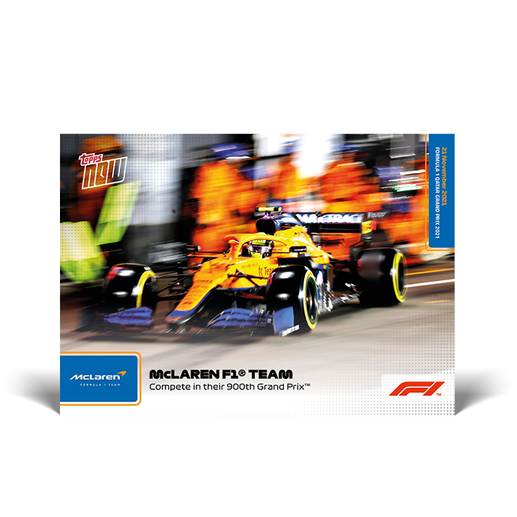 Compete in their 900th Grand Prix - F1 Topps NOW® Card #76 - PR: 1878