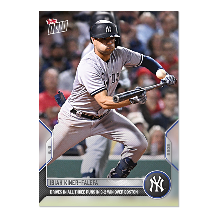 Isiah Kiner-Falefa - 2022 MLB Topps NOW® Card 705 - PR: 454