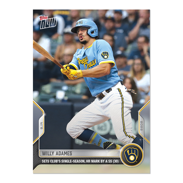 Willy Adames - 2022 MLB Topps NOW® Card 917 - PR: 265