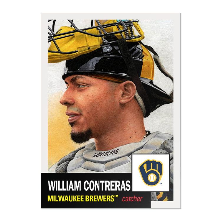 Topps MLB® Living Set® Card #693 - William Contreras - PR: 1268