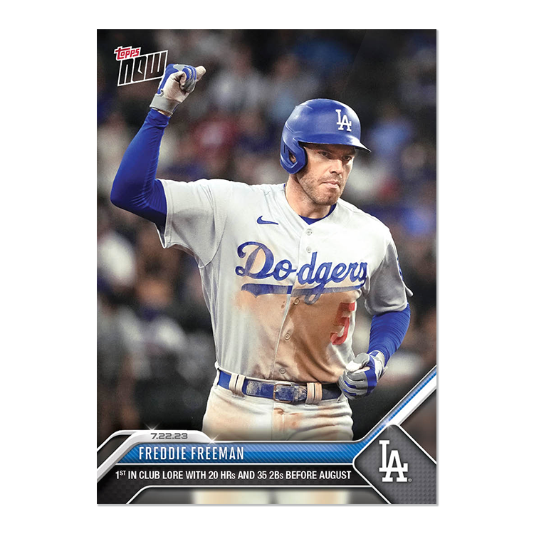 Freddie Freeman - 2023 MLB Topps NOW® Card 601 - PR: 665