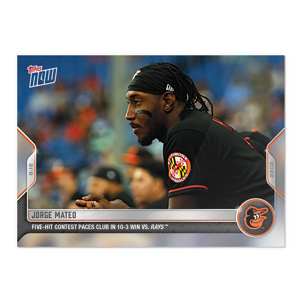 Jorge Mateo - 2022 MLB Topps NOW® Card 695 - PR: 307