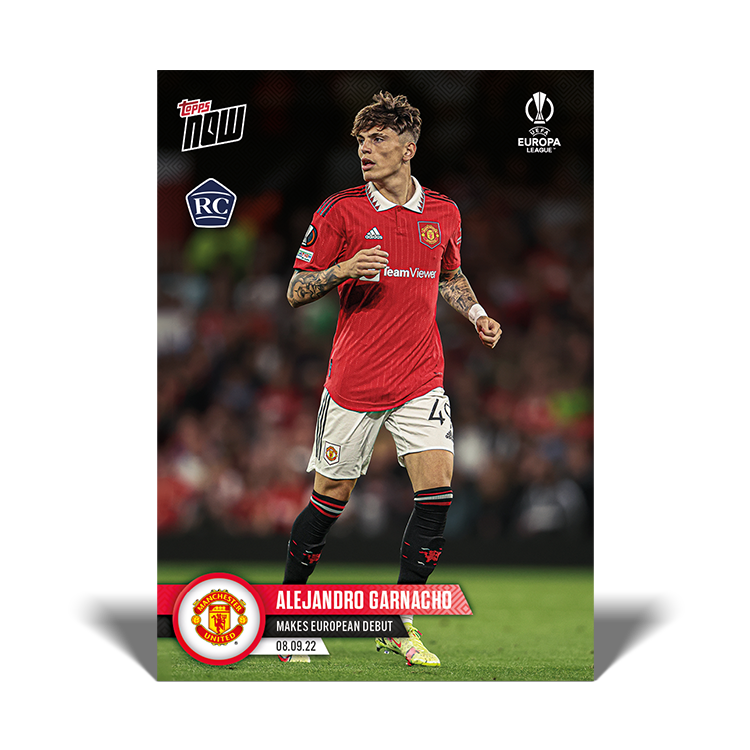 Makes European debut - EL Topps NOW® Card #4 - PR: 3749