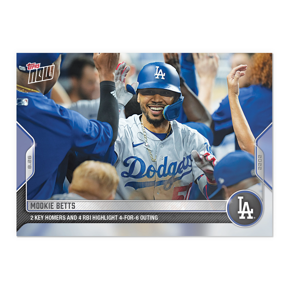 Mookie Betts - 2022 MLB Topps NOW® Card 781 - PR: 403