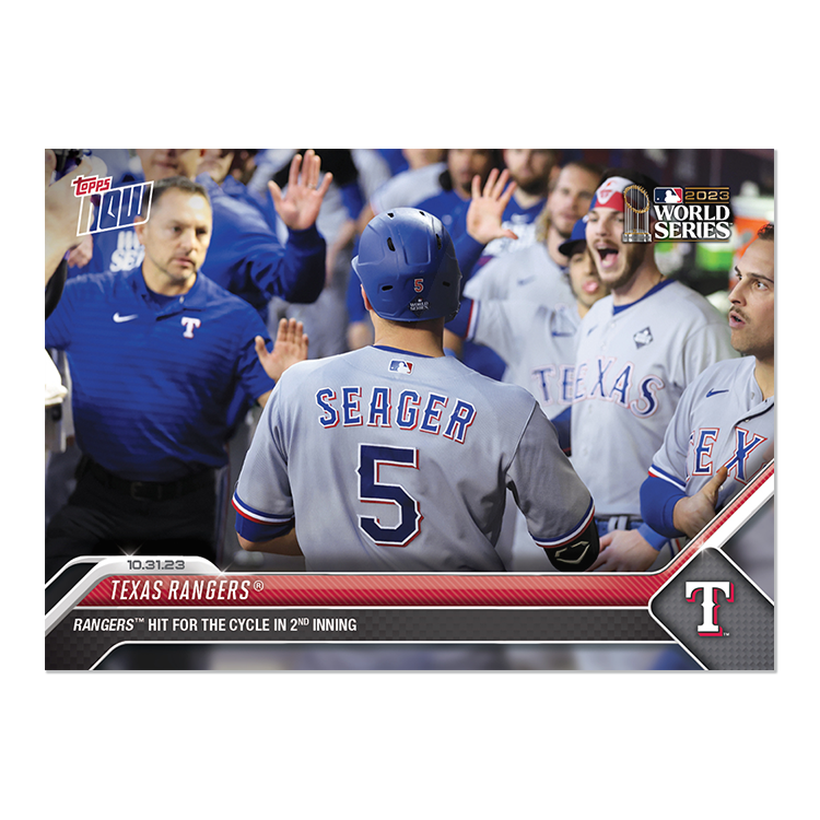 Texas Rangers - 2023 MLB Topps NOW® Card 1069 - PR: 928