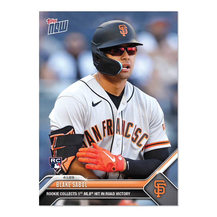 Blake Sabol - 2023 MLB Topps NOW® Card 21 - PR: 719