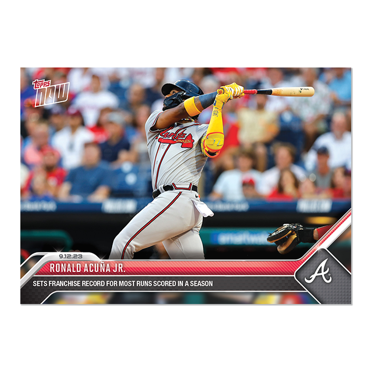 Ronald Acuña Jr. - 2023 MLB Topps NOW® Card 861 - PR: 1456