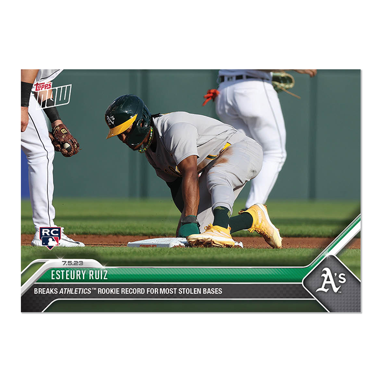 Esteury Ruiz - 2023 MLB Topps NOW® Card 528 - PR: 690