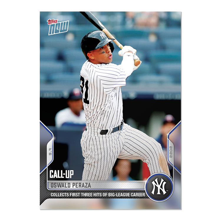 Oswald Peraza - 2022 MLB Topps NOW® Card 861 - PR: 1430