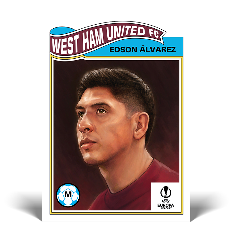 Topps UCC Living Set Card #652 - Edson Álvarez - PR: 468