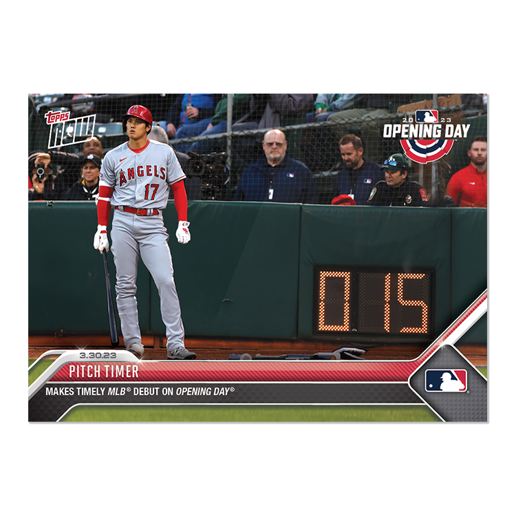 Pitch Timer - 2023 MLB Topps NOW® Card 13 - PR: 3200