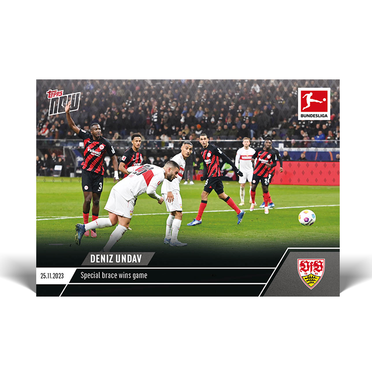Deniz Undav - Special brace wins game - Bundesliga Topps NOW® Card #71 - PR: 78