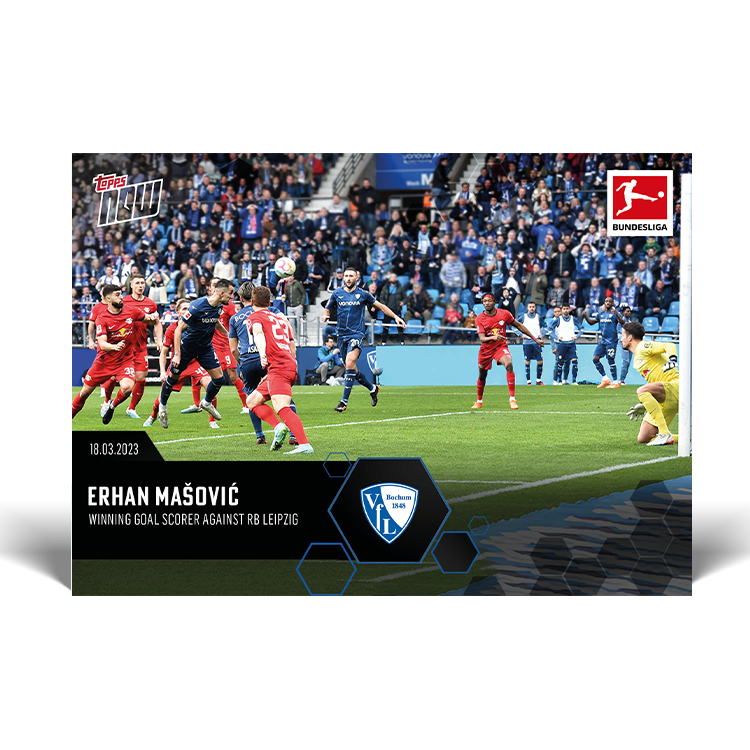 Winning goal scorer against RB Leipzig - Bundesliga Topps NOW® Card #160 - PR: 75