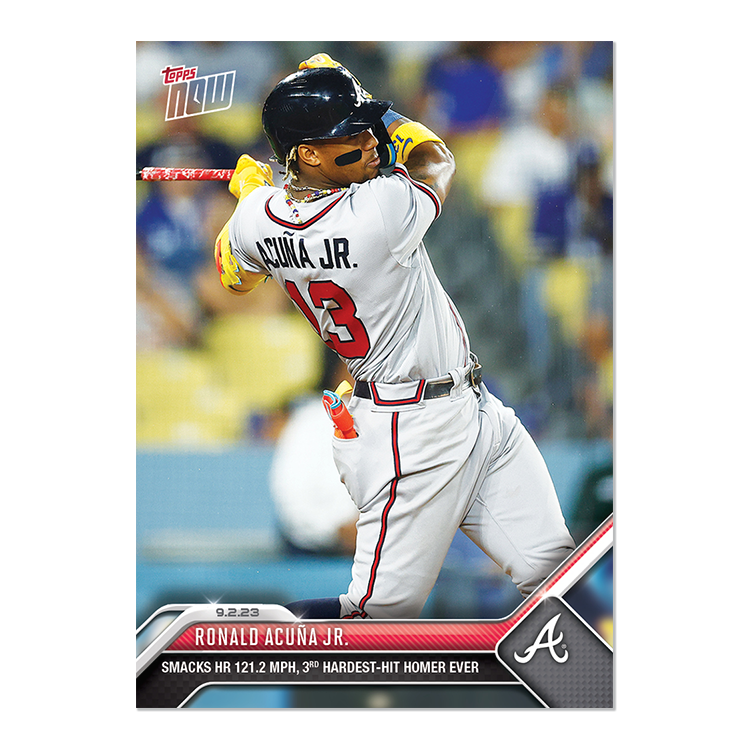 Ronald Acuña Jr. - 2023 MLB Topps NOW® Card 804 - PR: 1483