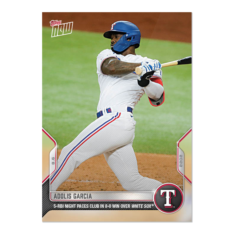 Adolis Garcia - 2022 MLB Topps NOW® Card 665 - PR: 158