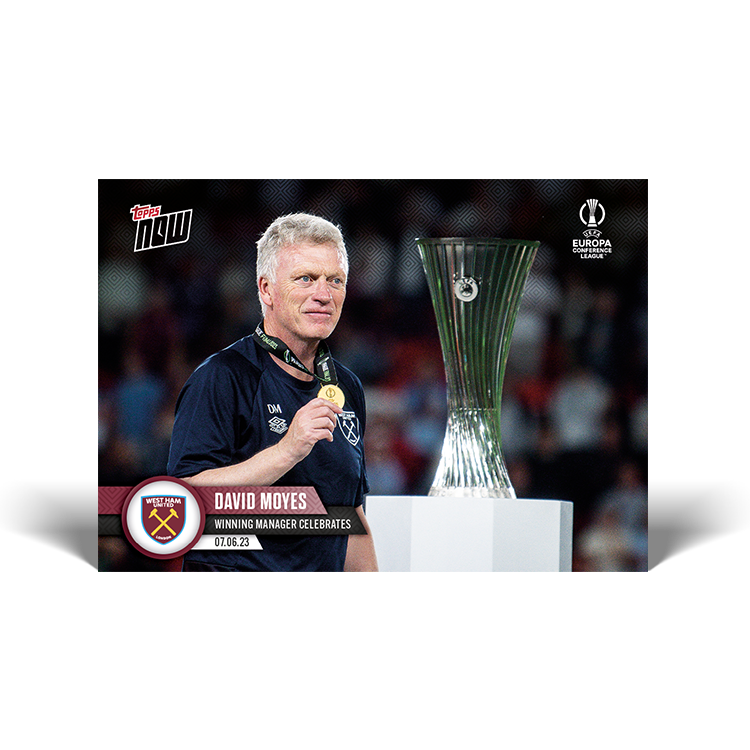 Winning manager celebrates - ECL Topps NOW® Card #61 - PR: 384