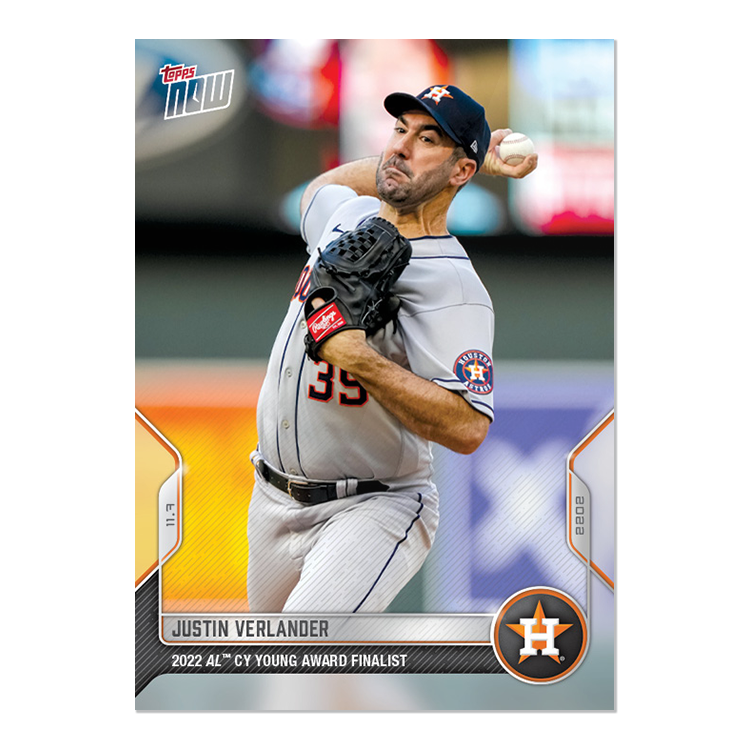 Justin Verlander - 2022 MLB Topps NOW® Card OS12 - PR: 457