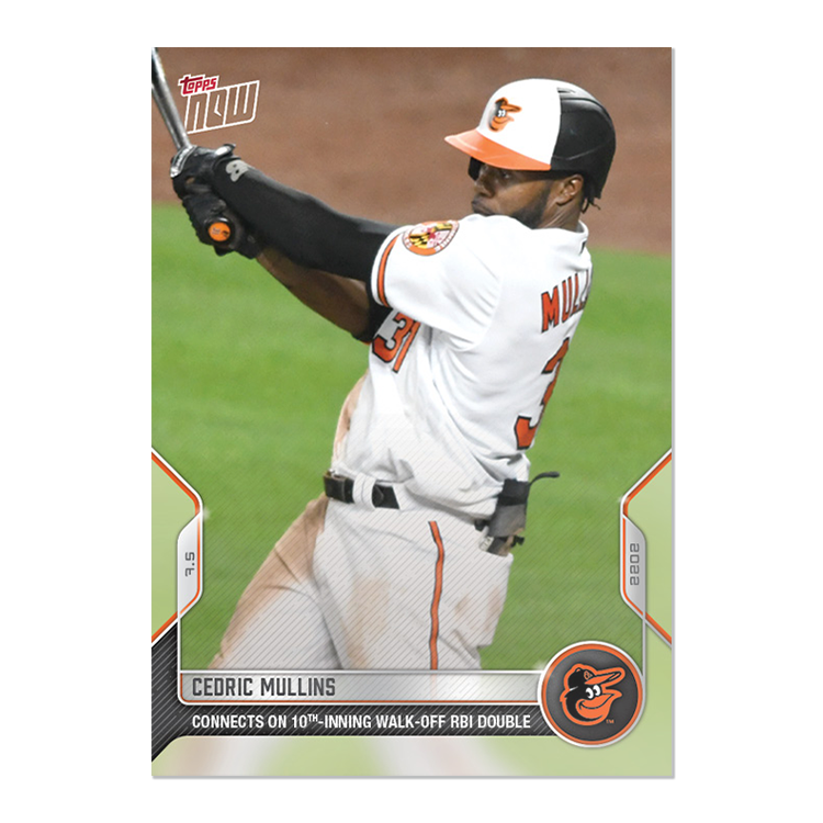 Cedric Mullins - 2022 MLB Topps NOW® Card 472 - PR: 312