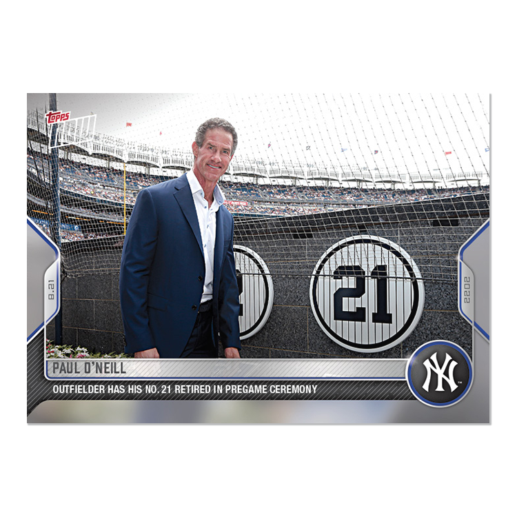 Paul O'Neill - 2022 MLB Topps NOW® Card 755 - PR: 909