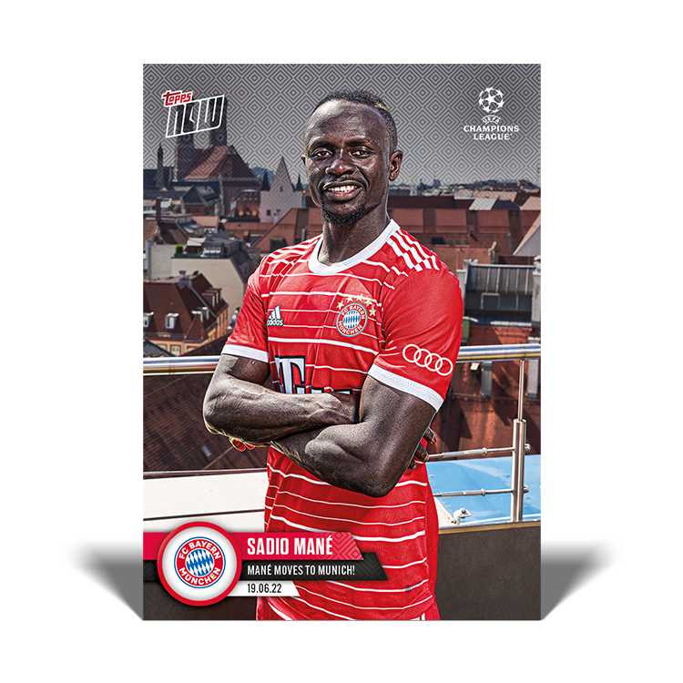 Mané moves to Munich! - UCL Topps NOW® Card #PS07