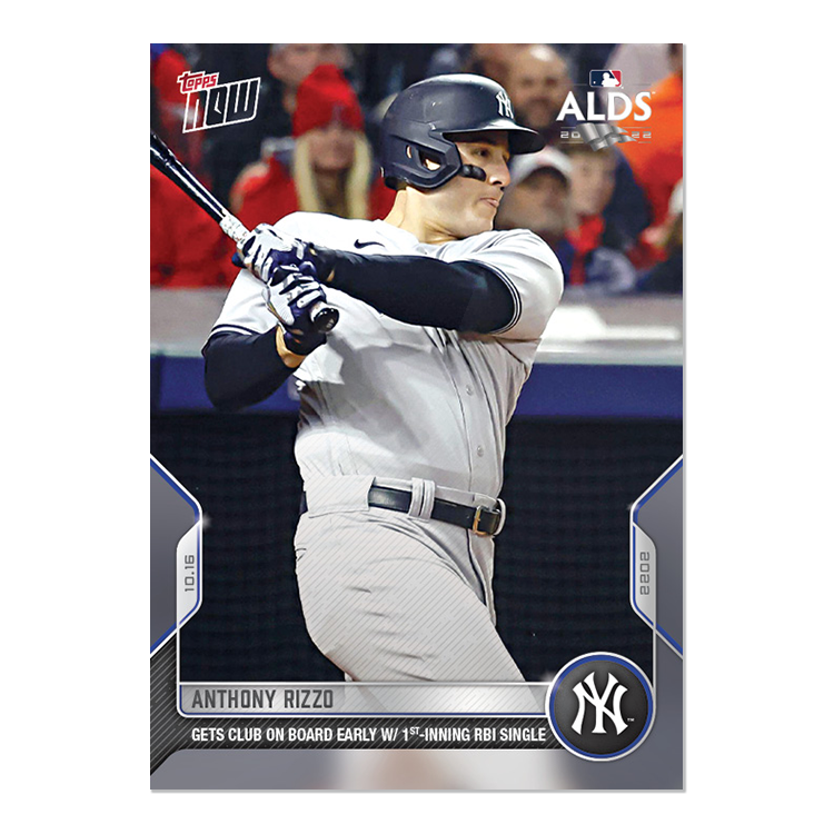 Anthony Rizzo - 2022 MLB Topps NOW® Card 1091 - PR: 555