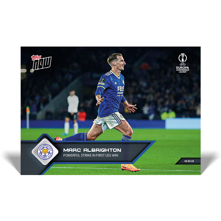Powerful strike in first leg win - EL Topps NOW® Card #30 - PR: 97