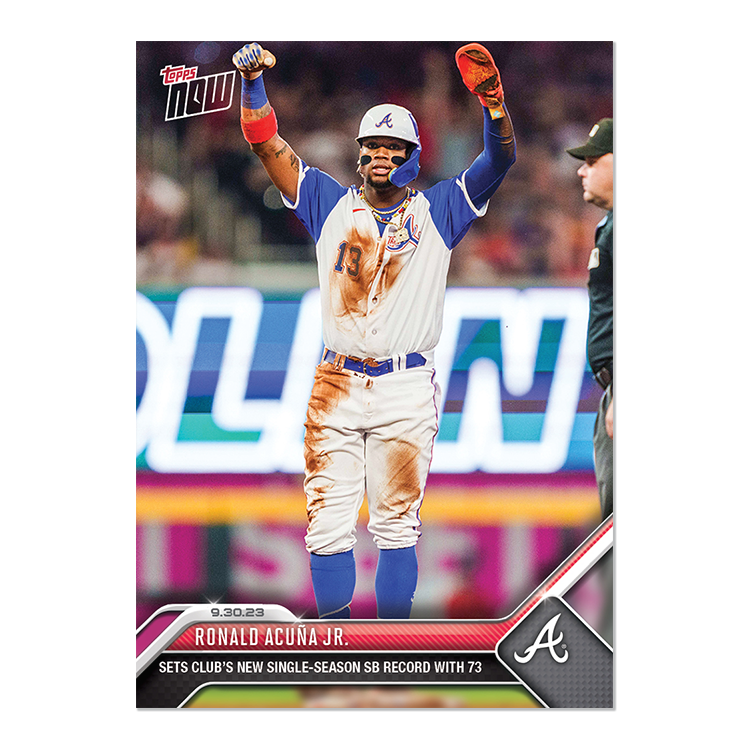 Ronald Acuña Jr. - 2023 MLB Topps NOW® Card 946 - PR: 3048